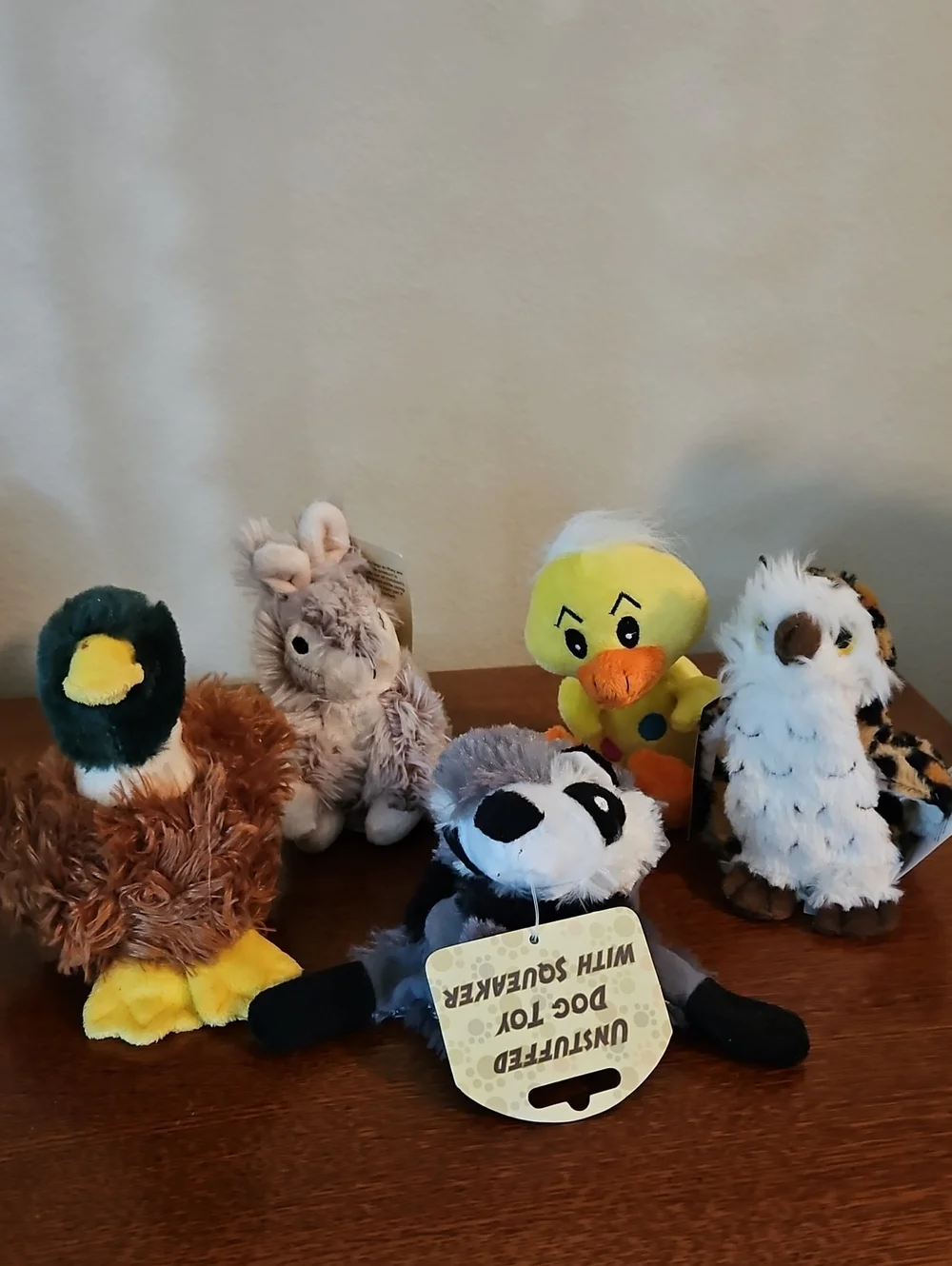 Fur Baby Toys - 5 Plush Animal Toy Set for Small Pets NWT Cat Dog Kitten Pup